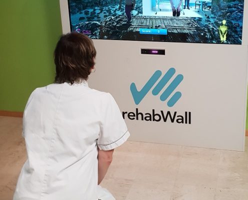 rehabwall mur interactif de reeducation